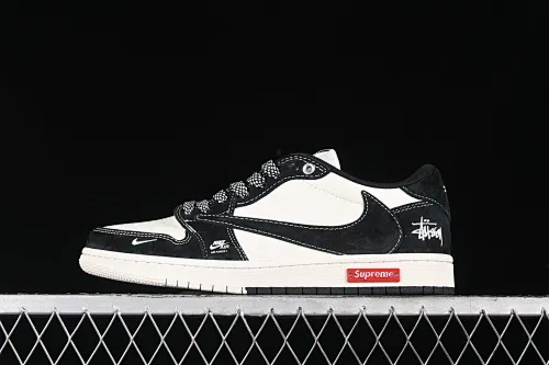 All Categories Air Jordan Jordan Series Basketball Shoes Air Jordan 1 Low High-end Customized Low-top Shoes Travis Scott x Fragment Design x Air Jordan 1 Low OG SP AJ1 Joe 1 Supreme Stusi Joint-Red Label Heiwu Low-top Cultural Casual Shoes SJ2068-124